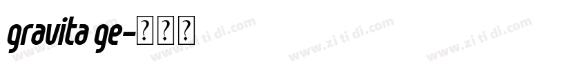 gravita ge字体转换